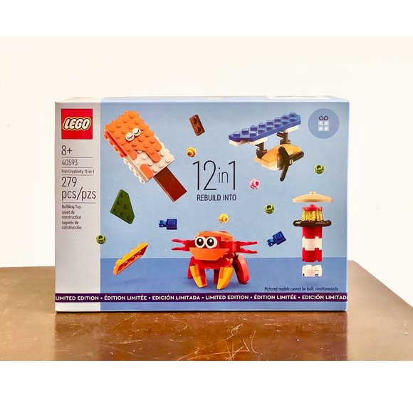 LEGO 40593 Fun Creativity 12-in-1 Set Exclusive 279pcs NIB in Hand - Picture 1 of 13